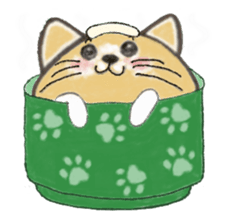 This stamp cute round sticker #2009920