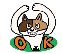 Good-natured cat and friends sticker #2010818