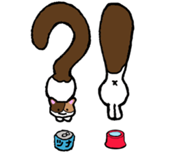 Good-natured cat and friends sticker #2010820