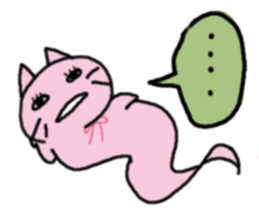 Ghost of the cat sticker #2011242