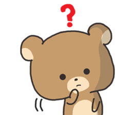 A bear and cat sticker #2011501