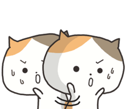 A bear and cat sticker #2011502