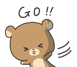 A bear and cat sticker #2011509