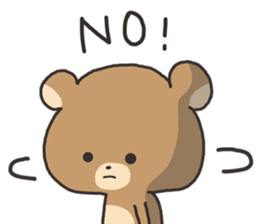 A bear and cat sticker #2011512