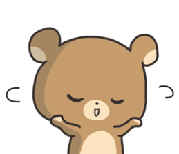 A bear and cat sticker #2011523