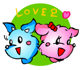 Comical Pet Dogs (Digging) sticker #2011925