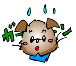 Comical Pet Dogs (Digging) sticker #2011930