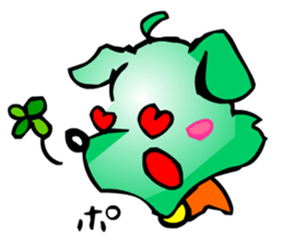 Comical Pet Dogs (Digging) sticker #2011944