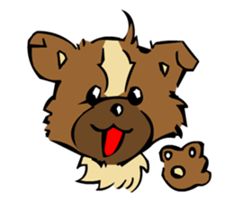 Comical Pet Dogs (Digging) sticker #2011962