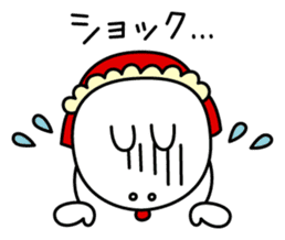 Cheerful white rabbit sticker #2012188