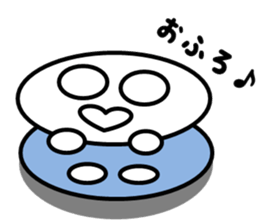 a round face character sticker #2012663