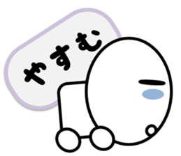 a round face character sticker #2012667