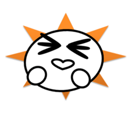 a round face character sticker #2012673