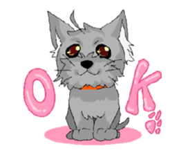 sticker of yorkshire terrier(yorkie) sticker #2012885