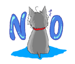 sticker of yorkshire terrier(yorkie) sticker #2012886