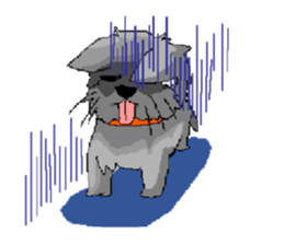 sticker of yorkshire terrier(yorkie) sticker #2012895