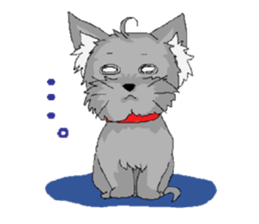 sticker of yorkshire terrier(yorkie) sticker #2012900