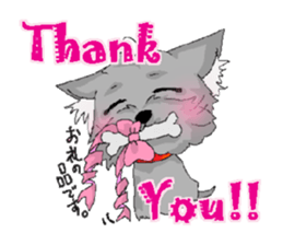 sticker of yorkshire terrier(yorkie) sticker #2012904