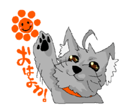 sticker of yorkshire terrier(yorkie) sticker #2012906