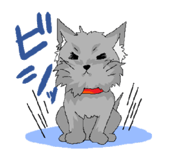 sticker of yorkshire terrier(yorkie) sticker #2012908