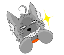 sticker of yorkshire terrier(yorkie) sticker #2012909