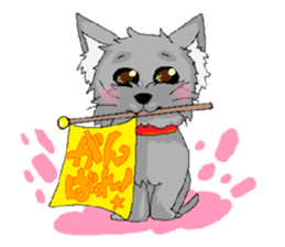 sticker of yorkshire terrier(yorkie) sticker #2012917