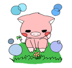 A Tomboy Pig sticker #2013984