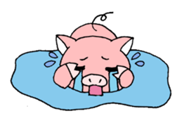 A Tomboy Pig sticker #2013995