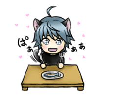 Daily life of Kotaro of the cat sticker #2014327