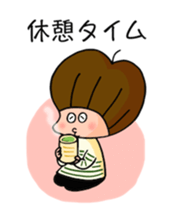 Conversation of newlyweds. sticker #2014694