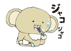 This organism is not a bear nor a koala. sticker #2015047