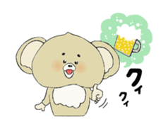 This organism is not a bear nor a koala. sticker #2015078