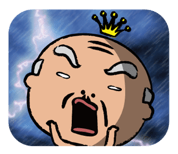 Ballerina-suited old man sticker #2015090