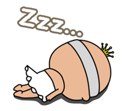 Ballerina-suited old man sticker #2015107