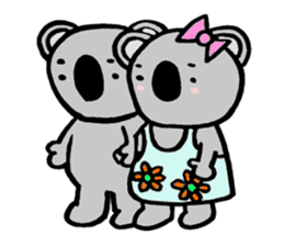 Koala Couple sticker #2015165