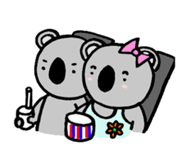 Koala Couple sticker #2015197