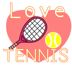 I am tennis girl! sticker #2015694