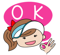 I am tennis girl! sticker #2015702