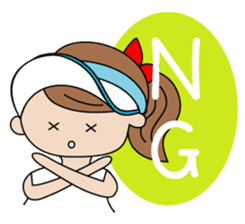 I am tennis girl! sticker #2015703