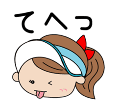 I am tennis girl! sticker #2015704