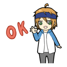 ahoge boy sticker #2016205