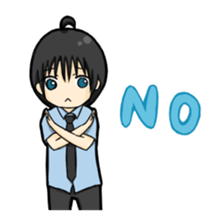 ahoge boy sticker #2016206