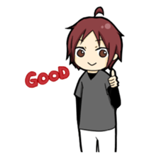 ahoge boy sticker #2016209