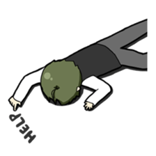 ahoge boy sticker #2016210