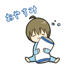 ahoge boy sticker #2016222