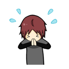 ahoge boy sticker #2016223