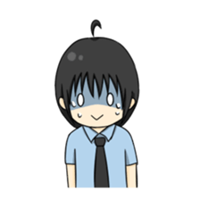 ahoge boy sticker #2016227