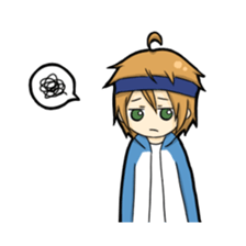 ahoge boy sticker #2016238