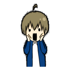 ahoge boy sticker #2016240