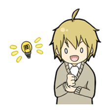 ahoge boy sticker #2016243